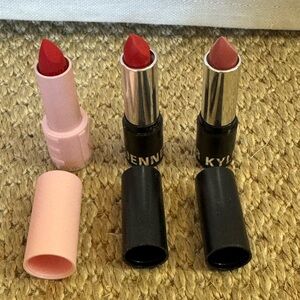 Kylie Cosmetics Lipstick Set.Red and Nude Shades.Fire sign,boss matte,flirtini